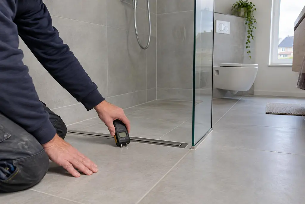 Lekdetectie Hoenderloo – badkamer in een nieuwbouwwoning